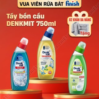  Dung dịch tẩy bồn cầu DENKMIT 750ml - Chai cọ rửa toilet WC nhập khẩu Đức Tẩy Sạch Diệt Khuẩn 99,9% WC-REINIGUNGSGEL 