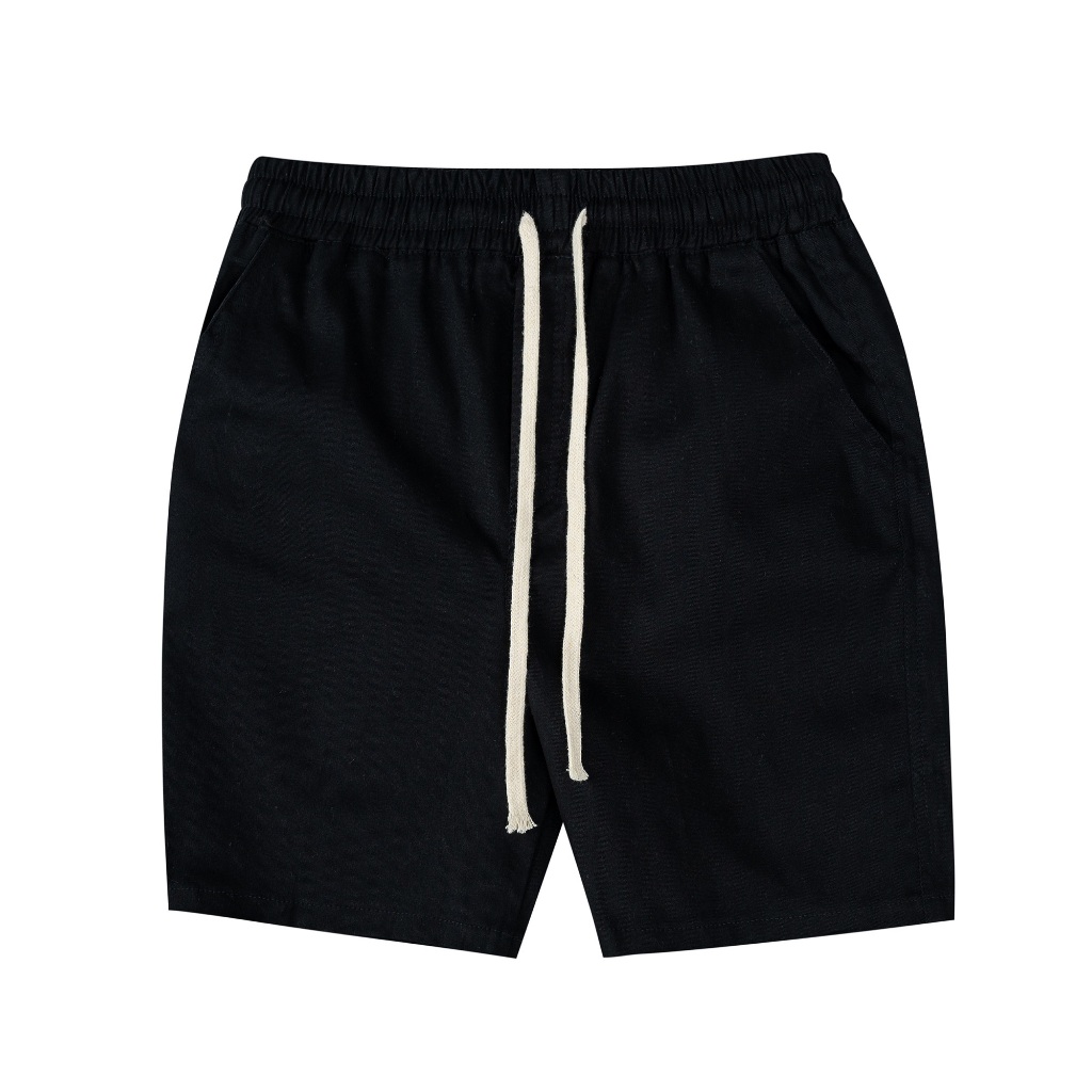 Quần short, quần short chun nam chất vải kaki mềm mịn, phom trên gối trẻ trung năng động | BigBuy360 - bigbuy360.vn