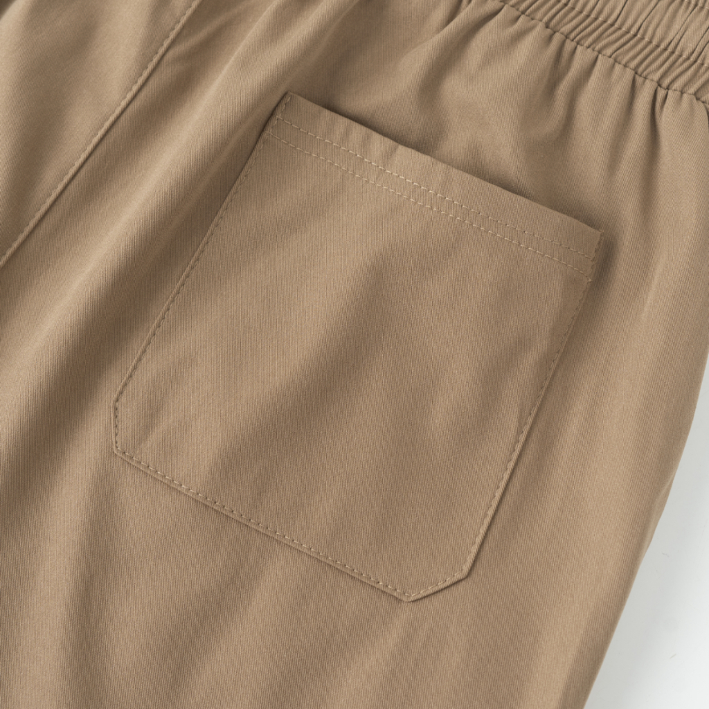 Quần short, quần short chun nam chất vải kaki mềm mịn, phom trên gối trẻ trung năng động | BigBuy360 - bigbuy360.vn