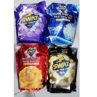 nước giặt Swat 5in1 Hương Thiên Nhiên 3,5kg Dạng Túi lớn,mua 1 bịch quà tặng nước rửa chén chanh450g