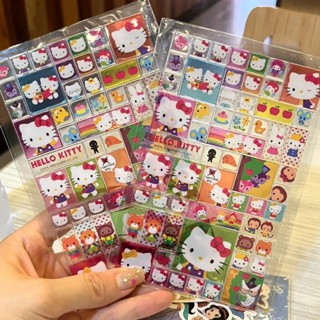  Sticker PVC 3D Hello Kitty 🐱 dễ thương trang trí laptop iPad điện thoại DIY sổ tay không để lại keo 
