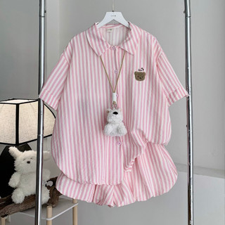  Premium  Set bộ đồ ngủ quần bí đồ mặc nhà 100% cotton đũi mịn và cực kì mát vibe Hàn Quốc - JINA - 8200 - Jemcloset 