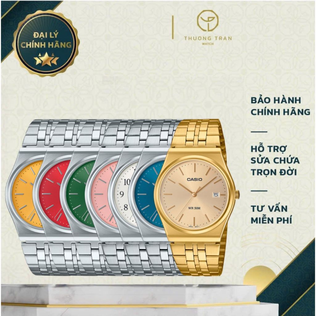 ĐỒNG HỒ NAM CASIO TIỂU LAND-DWELLER QUARTZ MTP-B145