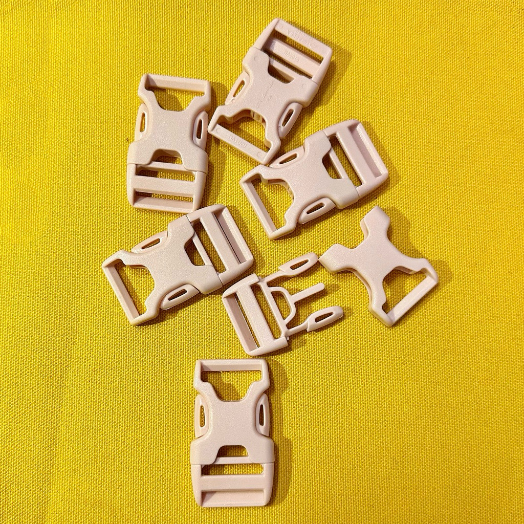 (2 cái) Khóa bóp DURAFLEX 2cm, phụ kiện balo, túi xách (Mã 296)