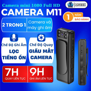 Camera Mini M11 - 1080 Full HD, Cam Không Dây, Ghi Âm, Hồng Ngoại (ban đêm), Mini Giấu Kín