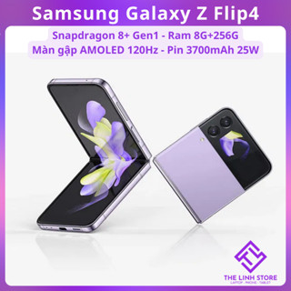 Điện thoại Samsung Galaxy Z Flip 4 - Snapdragon 8+ Gen1 ram 8G 256G