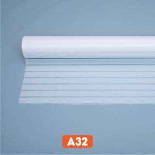 Giấy Dán Kính Khổ 90cm - Decal Dán Kính Kẻ Sọc Trắng Mờ | A32