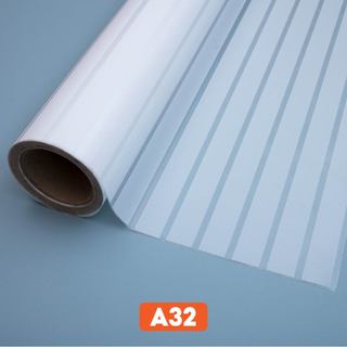 Giấy Dán Kính Khổ 90cm - Decal Dán Kính Kẻ Sọc Trắng Mờ | A32
