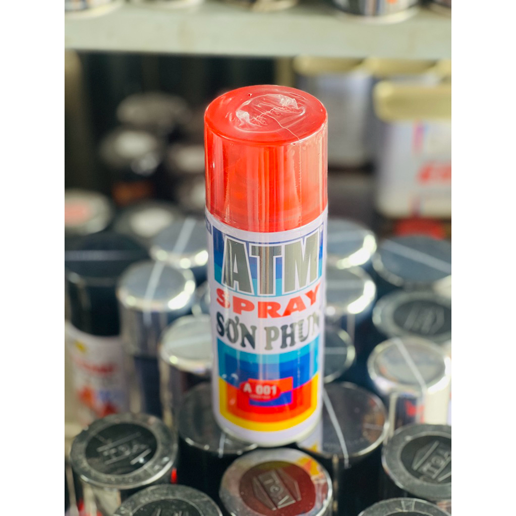 Sơn Phun ATM 400ML Đỏ Candy (Candy Red) (A001)