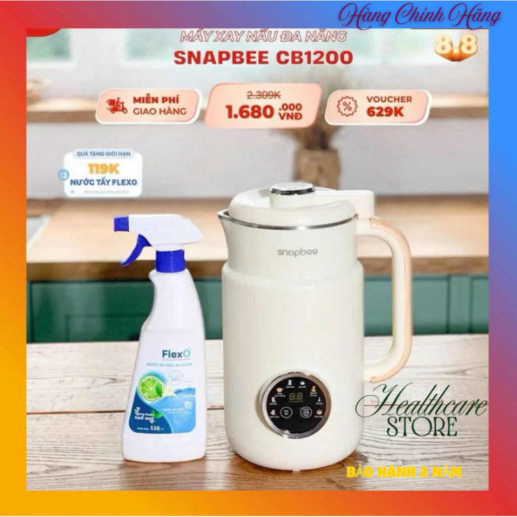 Máy Làm Sữa Snapbee CB1200- Bao Hành Chính Hãng 24 tháng