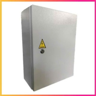 Vỏ Tủ điện bằng sắt sơn tĩnh điện kích thước 400x500x250 (tôn dày 0.9~1.0mm có khóa)
