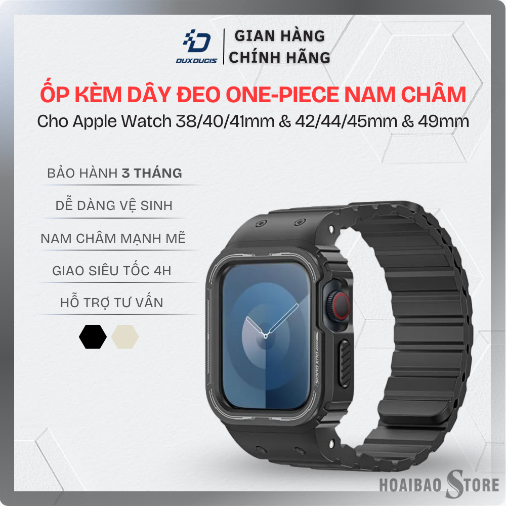 Dây đeo Dux Ducis One-Piece cho Apple Watch size 38/40/41mm & 42/44/45mm & 49mm