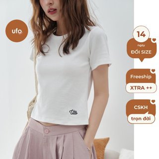 Áo babytee zip cotton dày dặn Lumy Tee thêu Utb - by Ufound.thebasic