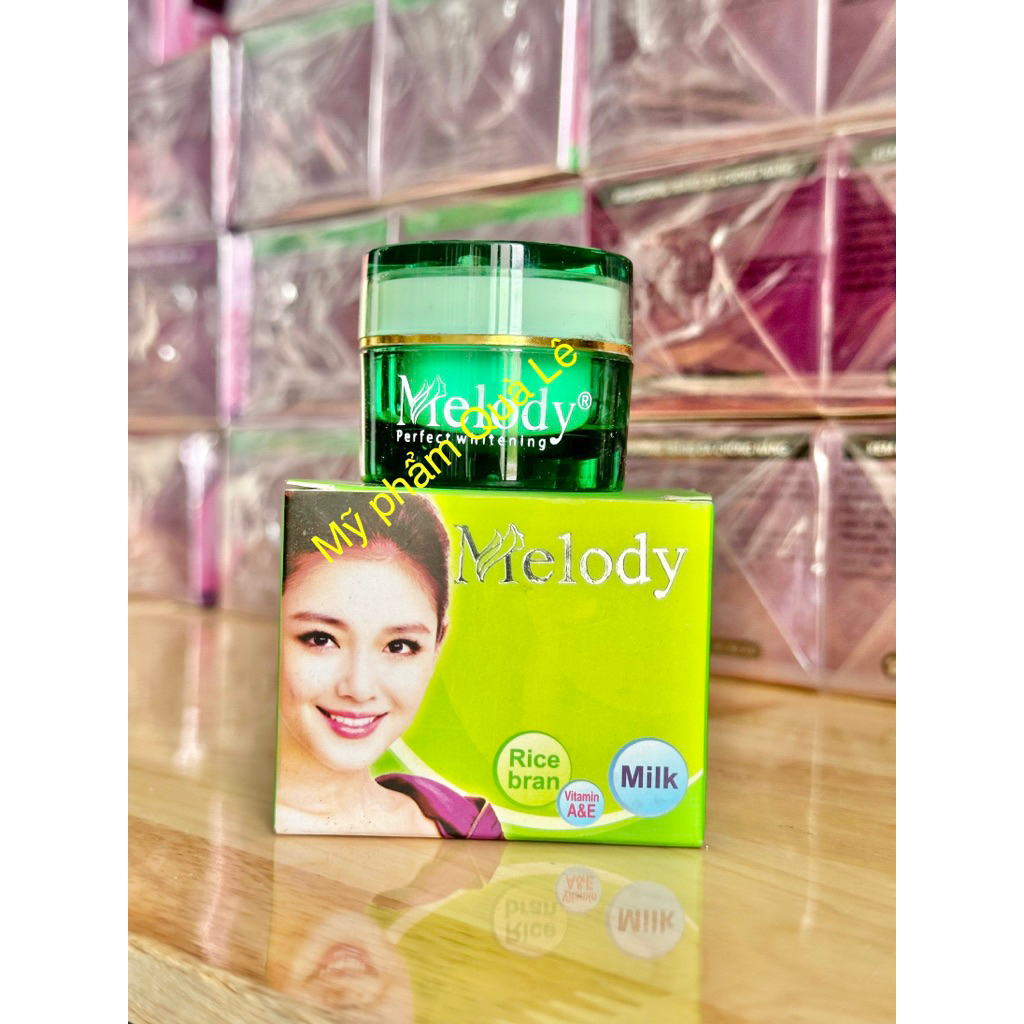 (hủ xanh lá 8gram) kem MELODY nám,tàn nhang,đồi mồi hủ nhỏ 6Gram