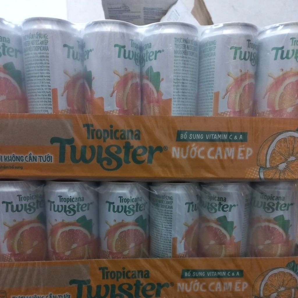 Thùng nước cam ép Twister 24 lon *320 ml
