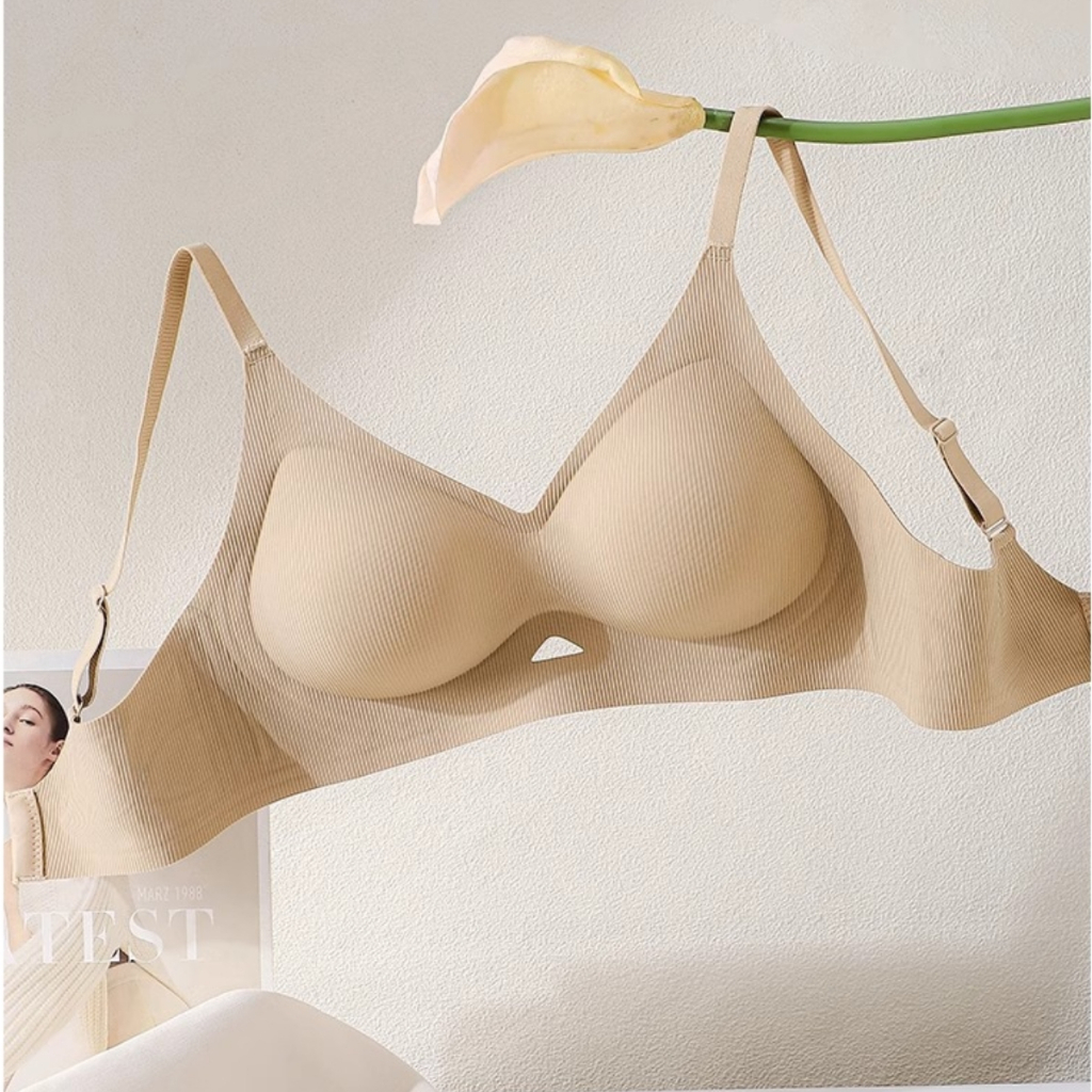 Áo Lót Nữ , Áo Ngực Nữ Su Đúc Mỏng Mút Đệm 3CM Tròn Gom Quả Chống Xệ Tàng Hình ALS50