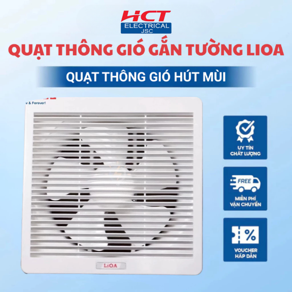 Quạt Thông Gió LiOA , Hút Mùi Nhà Bếp , Nhà Vệ Sinh , Phòng Ngủ