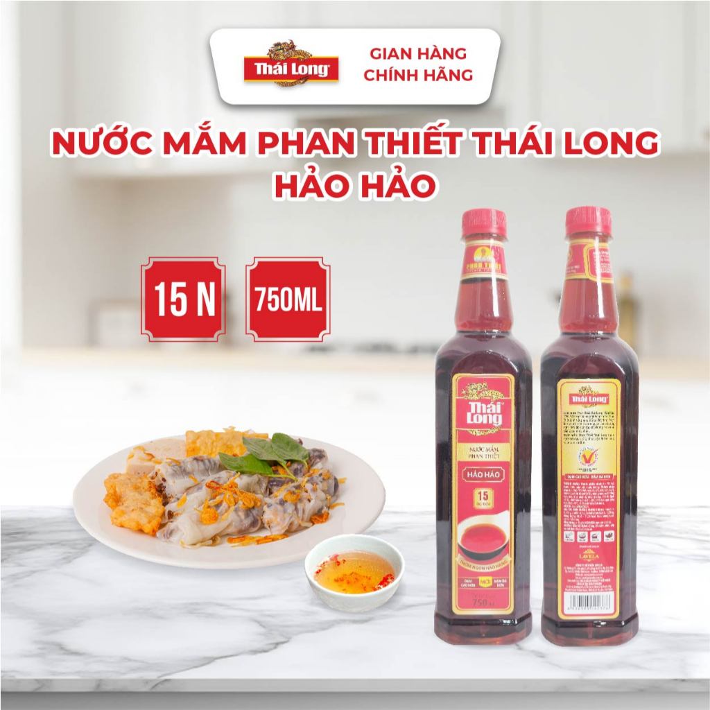 Nước mắm Phan Thiết Thái Long Hảo Hảo 15N 750ml