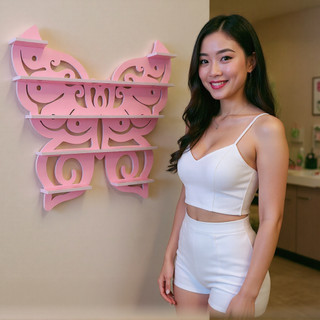 Kệ Sơn Nail hình Bướm 4 tự tháo lắp đa năng