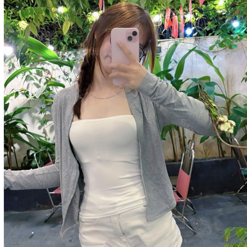 (Tặng Kèm Áo Quây) Áo Khoác Cardigan Basic Hàn Quốc Chất Thun Cao Cấp Dáng Vừa Hót 2025 | BigBuy360 - bigbuy360.vn