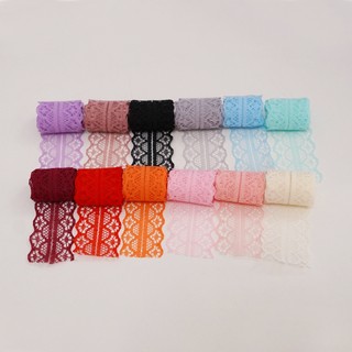 [Set 5 mét] Ruy băng ren gói hoa, cột quà tặng cao cấp bản 3cm