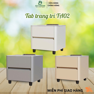 Tab Đầu Giường, Tủ Đầu Giường Bọc Da Cao Cấp TA02 Bàn Trang Trí Phòng Ngủ Đa Năng, Nhiều Màu Sắc