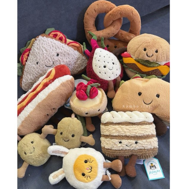 [JELLYCAT CHÍNH HÃNG]TỔNG HỢP bánh trái/đồ ăn nhồi bông Jellycat