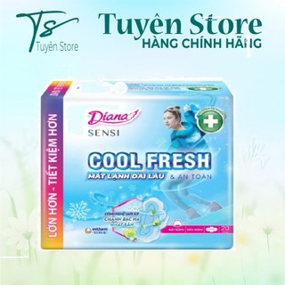 Băng vệ sinh diana sensi cool fresh siêu mỏng cánh 8 miếng & 20 miếng