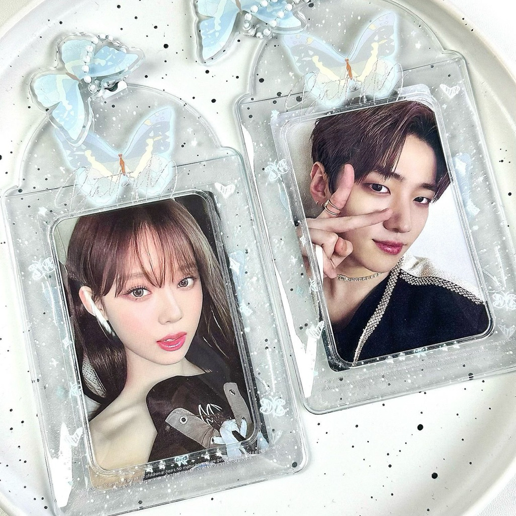 (HÀNG CÓ SẴN) Card holder đựng card bo góc, thẻ ảnh hoạ tiết dễ thương, đựng thẻ các loại