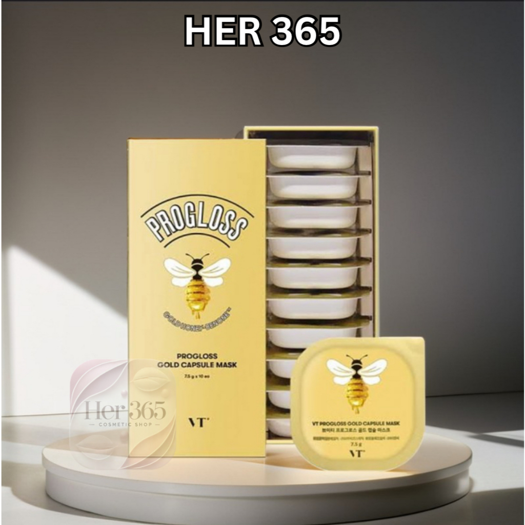 [VT Progloss Gold Capsule Mask - Mặt nạ vàng & sữa ong chúa Hàn Quốc]