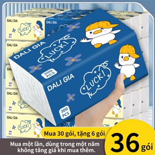 Mua 30 tặng 6 gói nhận ngay 36 gói Một năm dùng Khăn giấy, giấy ướt  DALI GIA 4 lớp mềm mịn 120*175MM Giấy vệ sinh giấy