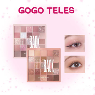 Bảng Phấn Mắt GOGO TALES, Bảng Mắt 25 Ô Make Up Cá Nhân Và Chuyên Nghiệp Tông Hồng Cam Besgi Beauty