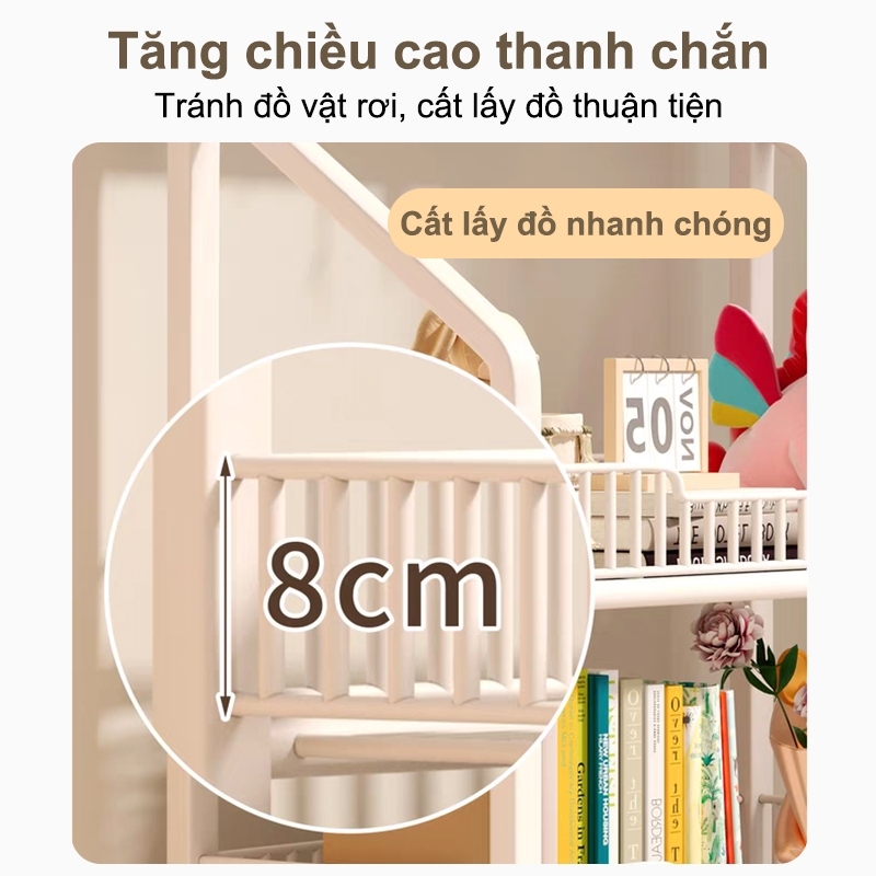 BMZAR Kệ để hàng tạp hoá có bánh xe Kệ sắt 5 tầng Kệ siêu thị đựng đồ [Bồi thường 100% thiệt hại] | BigBuy360 - bigbuy360.vn