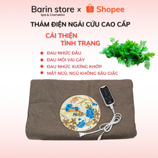 Thảm Ngải Cứu Điện Thảo Dược Đông Y | Đệm Sưởi Ấm Ngải Cứu Điện Thư Giãn | Giảm Đau Mỏi | Giúp Cải Thiện Giấc Ngủ