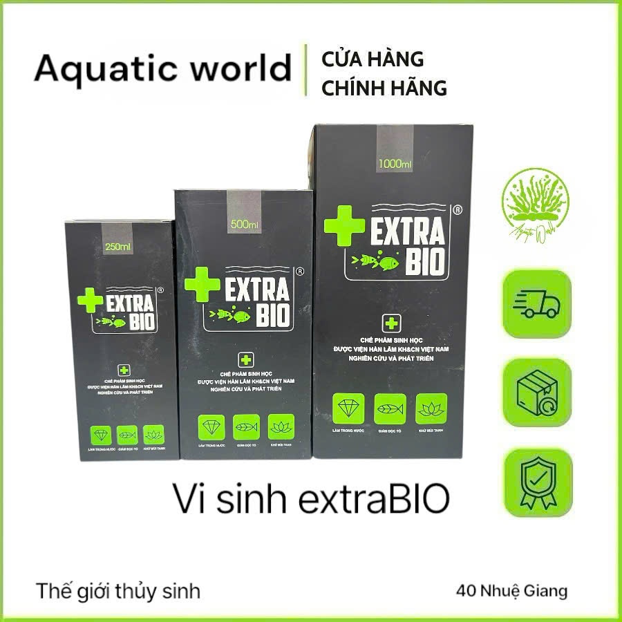 Men Vi Sinh làm trong nước Extra Bio 250ML - 500ML - 1000ML- Vi sinh Extra bio thế hệ mới