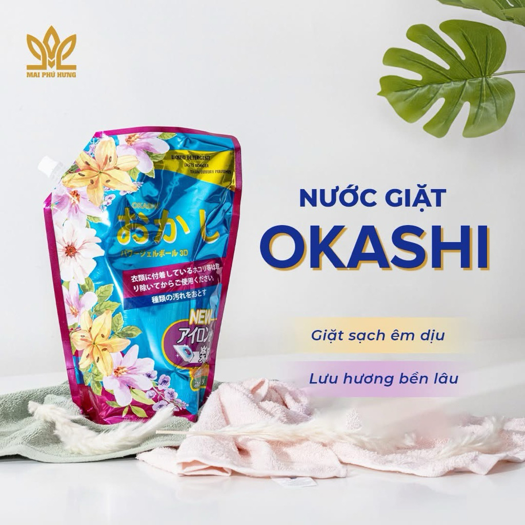 Nước giặt túi OKASHI 2000ml