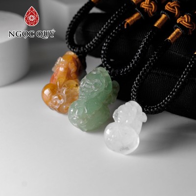 Mặt dây chuyền tỳ hưu đá thiên nhiên - Ngọc Quý