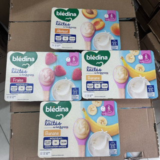 ‼️ MẪU MỚI ( lợi hơn khi mua combo ) Sữa Chua Bledina Cho Bé 6m+ Pháp