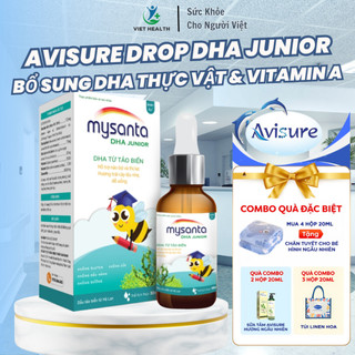 DHA Thực Vật Avisure Drop Mysanta - Cải Thiện Trí Não & Thị Lực Cho Bé, Thành Phần DHA & Vitamin A