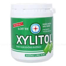  Kẹo gum không đường Lotte Xylitol hũ 130.5g 