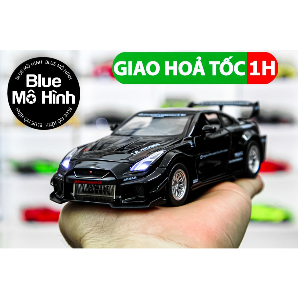 Mô hình xe Nissan GTR Liberty Walk 1:32 New
