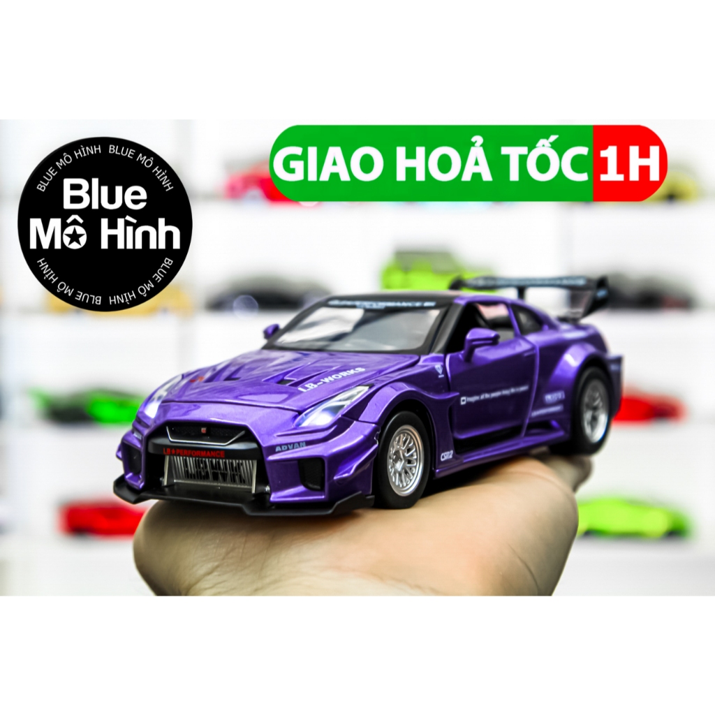 Xe mô hình Nissan GTR Liberty Walk 1:32 New