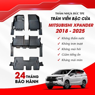  Thảm Lót Sàn Ô Tô TPE Cao Cấp Mitsubishi Xpander 2018 - 2025 TRÀN VIỀN BẬC CỬA Không Thấm Nước 