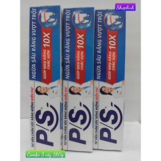 Combo 3 cây kem đánh răng P/S ngừa sâu răng vượt trội 180g
