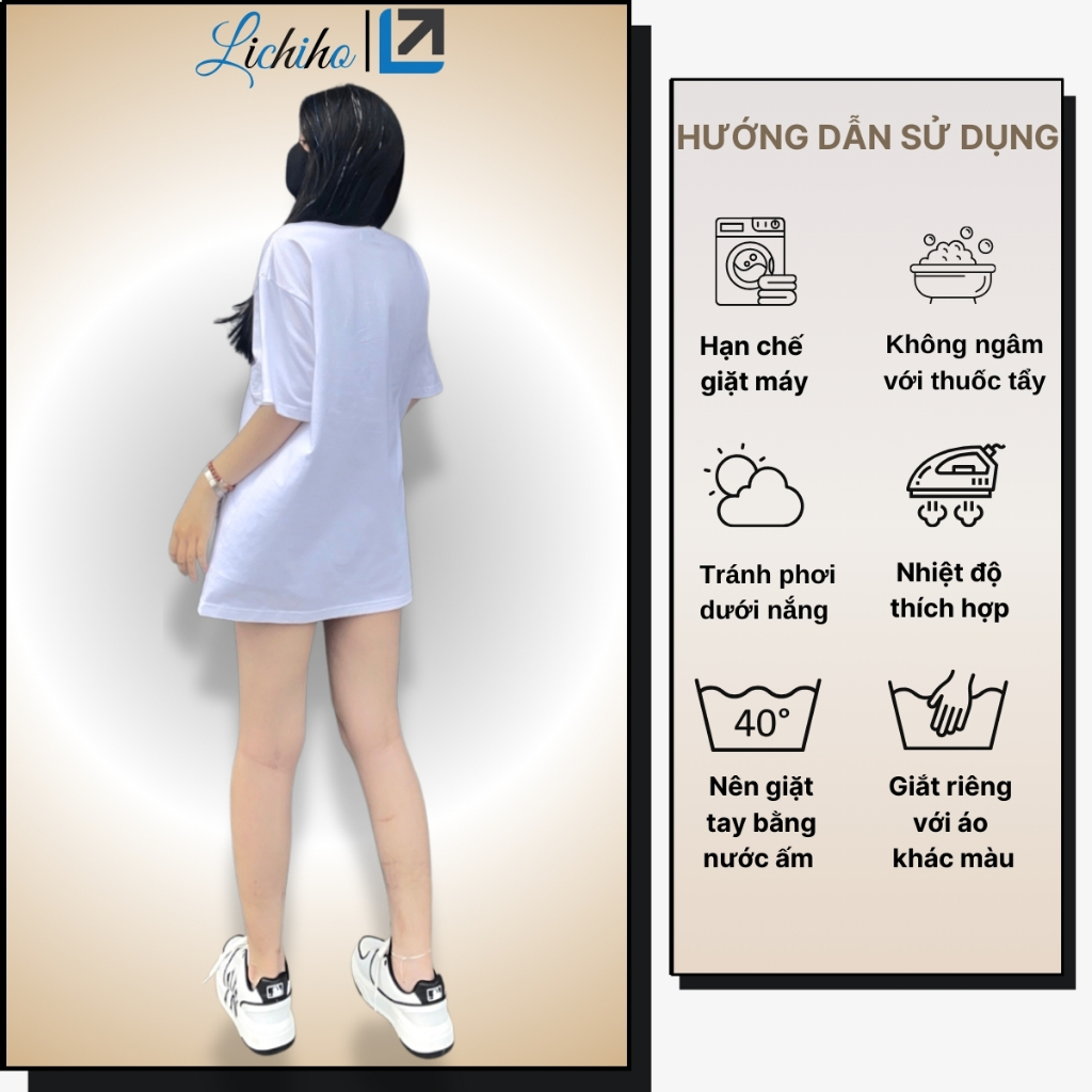 Áo Thun Nam Nữ Unisex Form Rộng  In Chữ Forever Love Ý Nghĩa Áo Phông Oversize Cotton Lichiho | BigBuy360 - bigbuy360.vn