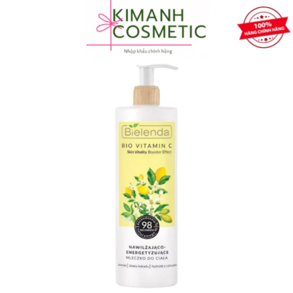 [KIMANH Cosmetics] Sữa Dưỡng Thể Bielenda Bio Vitamin C Moisturizing And Toning Body Milk Dưỡng Trắn