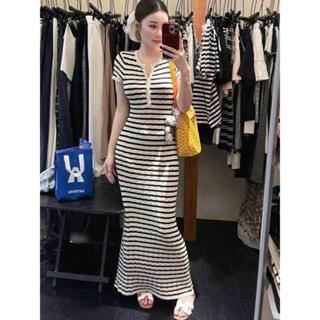 Váy Body Kẻ Tôn Dáng Dành Cho Nữ By Trang Mun A8