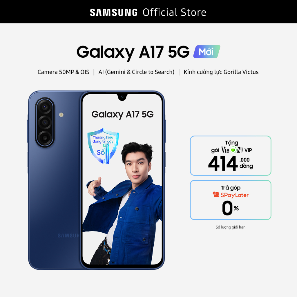 Điện Thoại Samsung Galaxy A17 5G 8GB/128GB