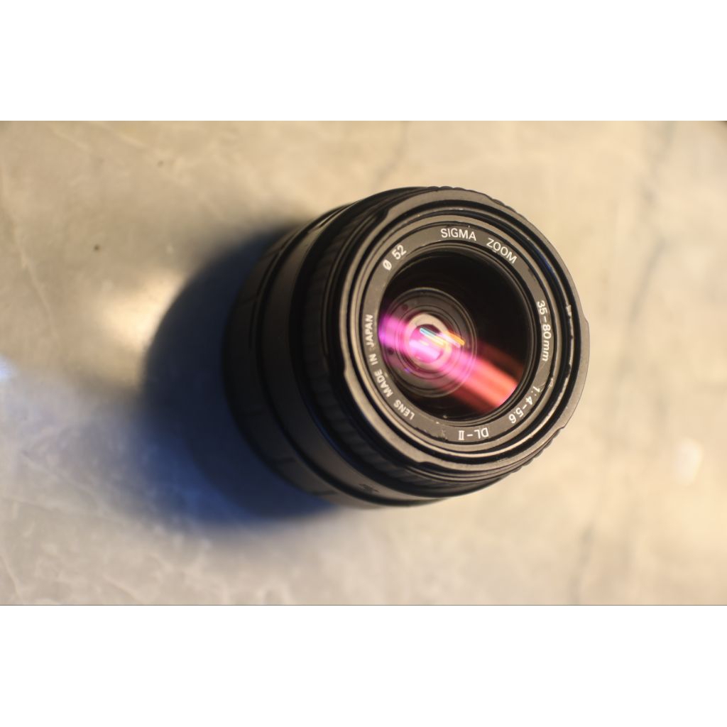 ống kính máy ảnh canon ef sigma 35-80mm kính đẹp( đứt cáp, af yếu) chụp mở khẩu ạ - Ống kính Canon EF