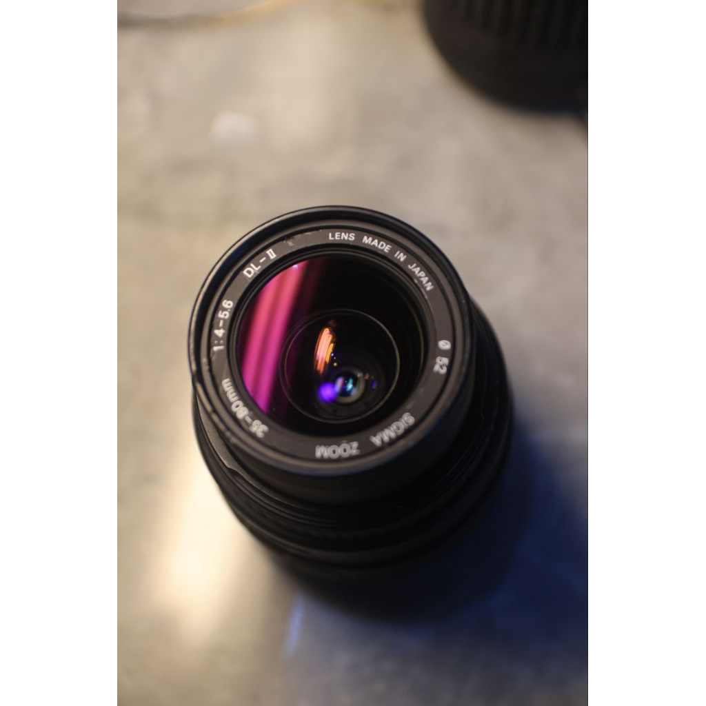 ống kính máy ảnh canon ef sigma 35-80mm kính đẹp( đứt cáp, af yếu) chụp mở khẩu ạ - Ống kính Canon EF